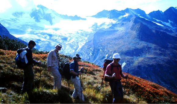 Beim Abstieg zur Berlinerhütte in den Zillertaler Alpen