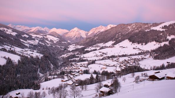 Morgenröte im Alpbachtal