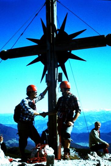 Am Gipfel der Guffertspitze mit Jeffry