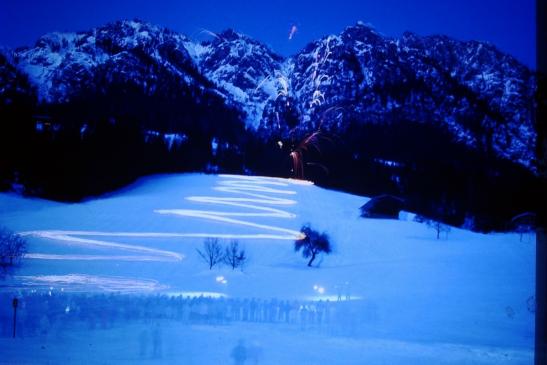 Silvester Fakellauf von der Skischule