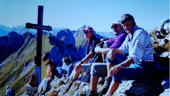 Mit Horst auf der Rofanspitze