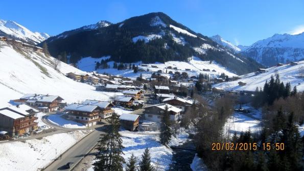 Inneralpbach von der Gondel aus aufgenommen