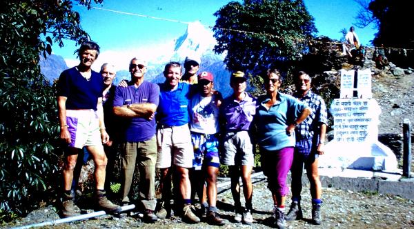 Meine Bergsteiger Gruppe in Nepal