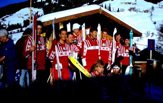 Das waren vor 22 Jahren meine Skilehrer von meiner Skischule Innertal