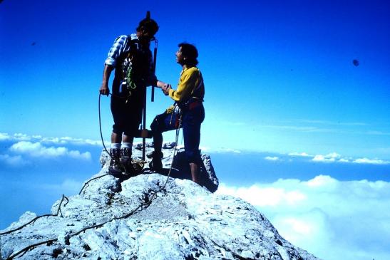 Am Gipfel von der Gulia di Brenta